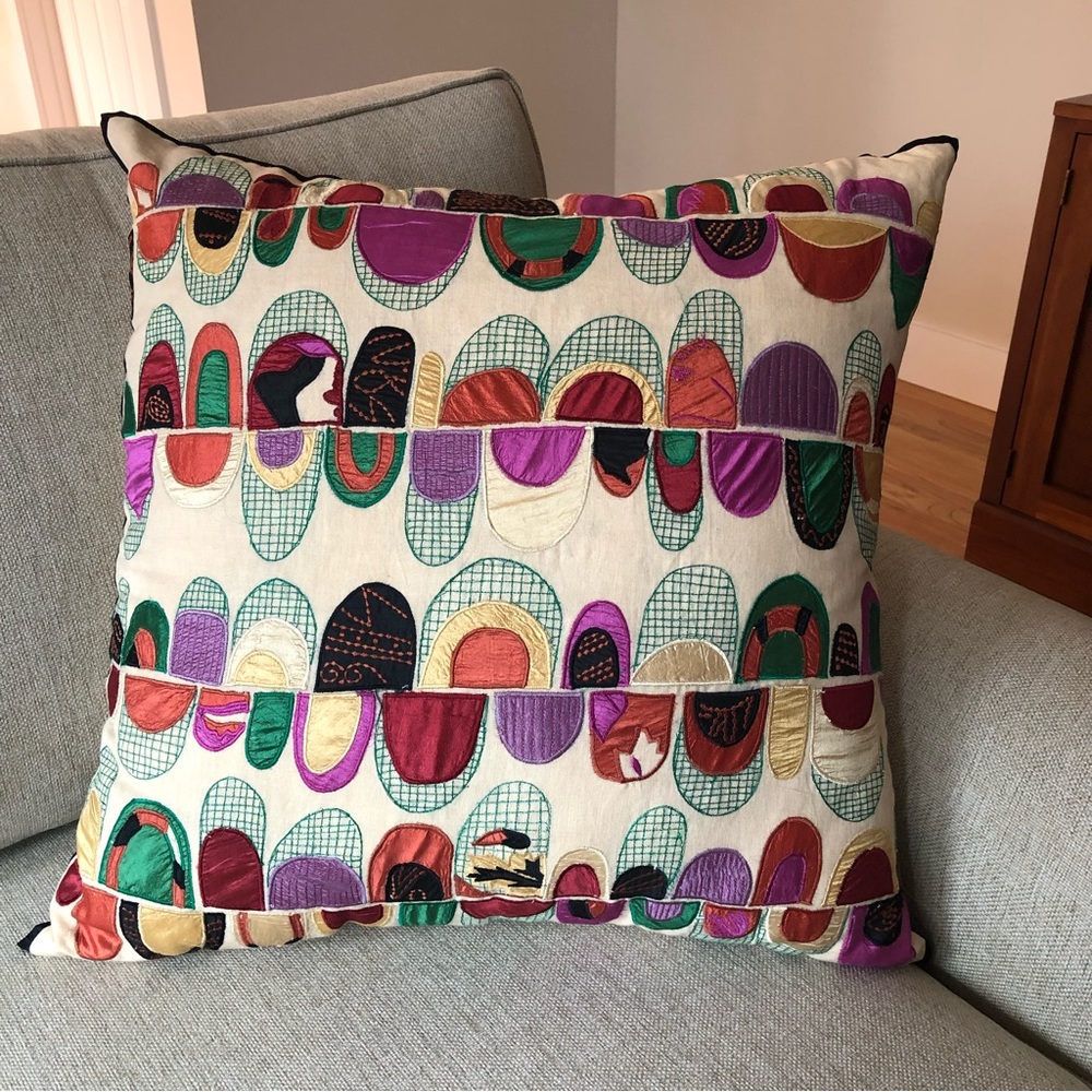 Company C decorative pillow, insert included 22” x 22”